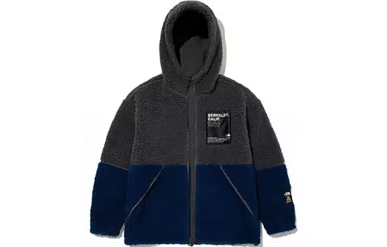 Куртка унисекс серо-синяя The North Face, серый/синий