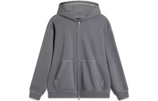 Куртка унисекс серый Lining