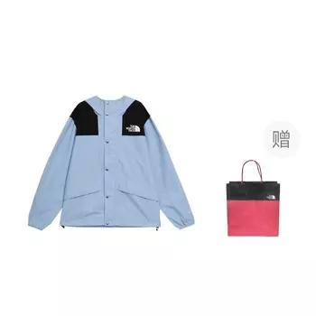Куртка унисекс синий + подарочный пакет The North Face