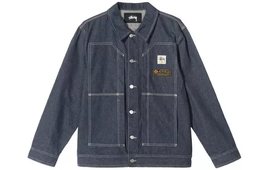 Куртка унисекс синяя Stussy, синий