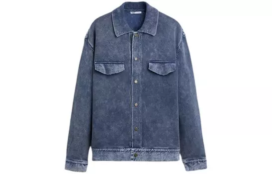 Куртка унисекс синяя Zara, синий