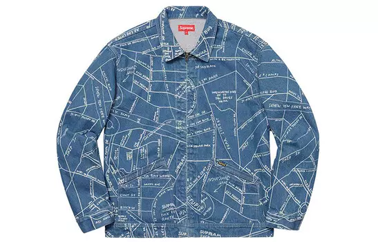 Куртка унисекс Supreme, синий