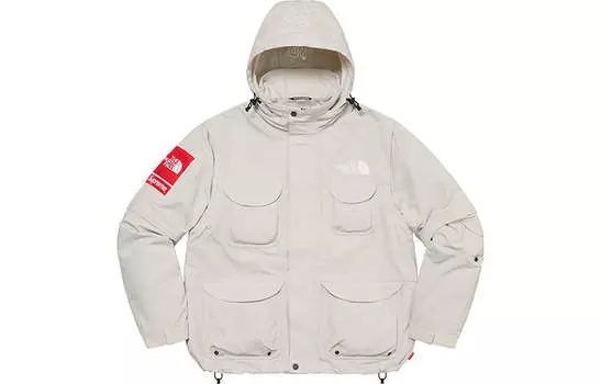 Куртка унисекс Supreme x The North Face Trekking с принтом, чёрный