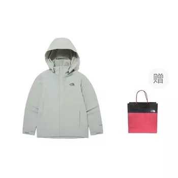 Куртка унисекс светло-зеленый + подарочный пакет The North Face