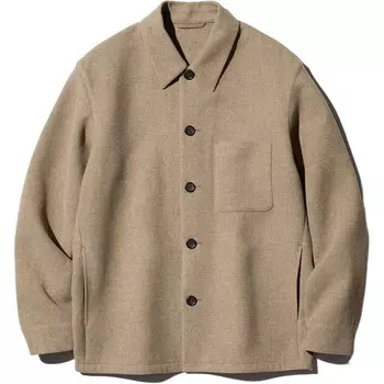 Куртка унисекс темно-бежевый Uniqlo, темно-бежевый