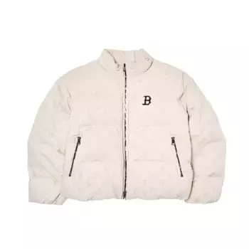 Куртка унисекс темно-кремовая Mlb