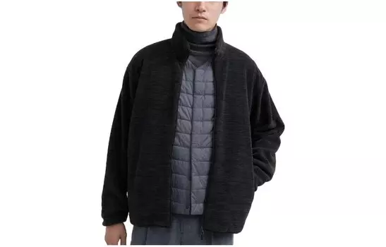 Куртка унисекс темно-серая Uniqlo, темно-серый