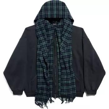 Куртка унисекс темно-синяя Balenciaga, темно-синий