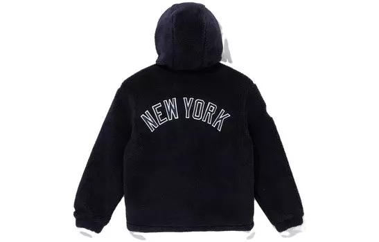 Куртка унисекс темно-синяя New Era, синий