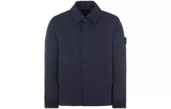 Куртка унисекс темно-синяя Stone Island, синий