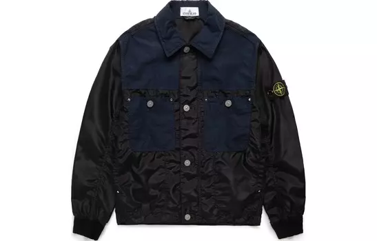 Куртка унисекс темно-синяя Stone Island, темно-синий