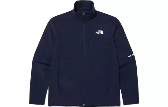 Куртка унисекс темно-синяя The North Face, синий