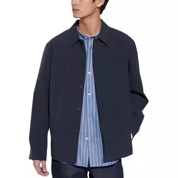 Куртка унисекс темно-синяя Uniqlo, синий
