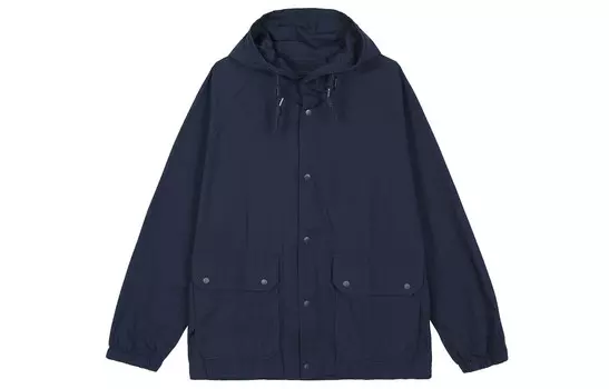 Куртка унисекс темно-синяя Uniqlo, темно-синий