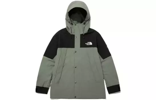 Куртка унисекс темно-зеленая The North Face, темно-зеленый