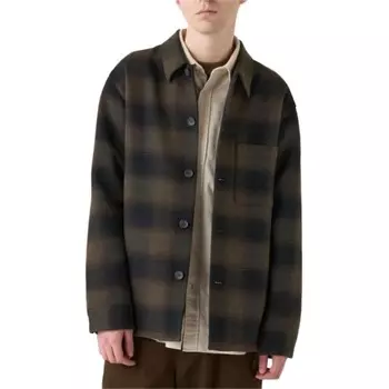 Куртка унисекс темный гриб с космическим принтом и NB бордовый Uniqlo, цвет Dark Mushroom with Outerspace and NB Burgundy