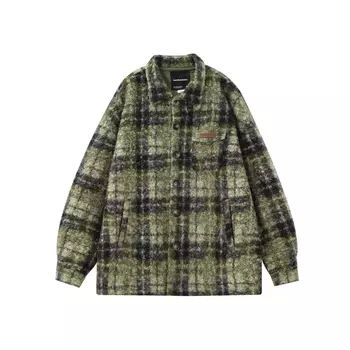Куртка унисекс TURNTHETABLES, Green Plaid
