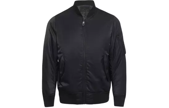 Куртка-бомбер Uniqlo MA-1 Unisex, 09 черный