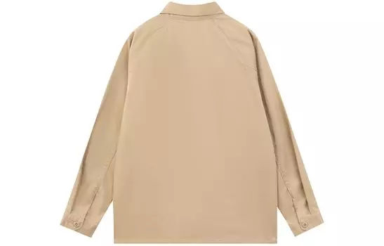 Хлопковая куртка UNIQLO, 34 коричневый
