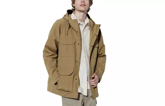 Куртка унисекс Mountain Rock Uniqlo, 34 коричневый