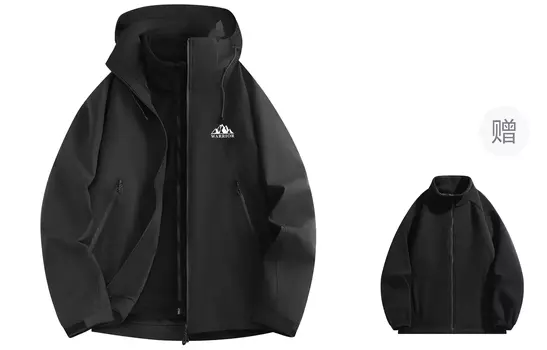 Куртка унисекс WARRIOR, черный