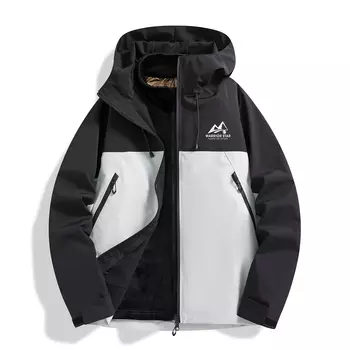 Куртка унисекс WARRIOR, серый/белый