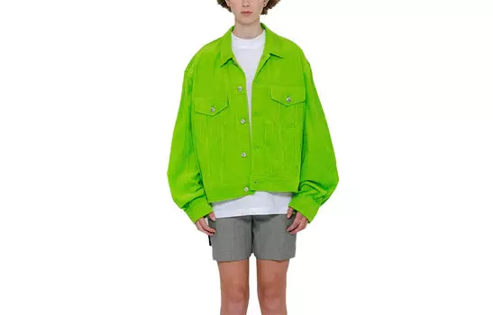 Куртка унисекс WE11DONE, зеленый