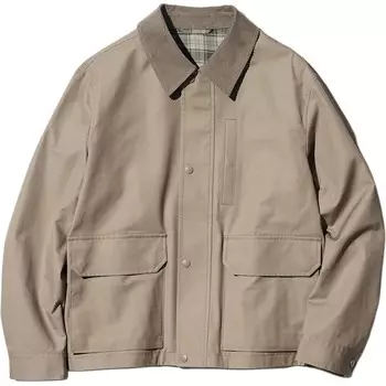 Практичная короткая куртка Uniqlo, 34 коричневый