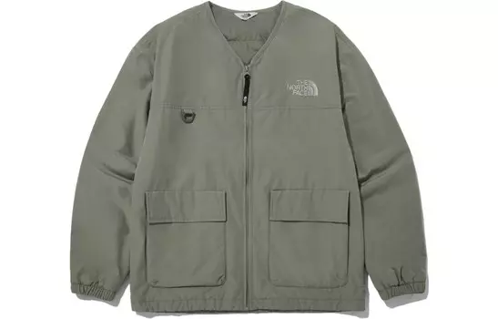 Куртка унисекс зеленая The North Face, зеленый