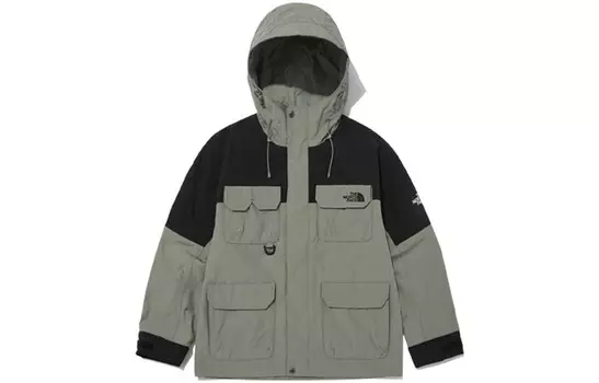 Куртка унисекс зеленая The North Face, зеленый