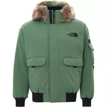 Куртка унисекс зеленая The North Face, зеленый