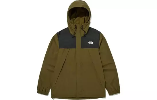 Куртка унисекс зеленая The North Face, зеленый