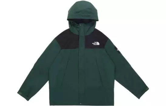 Куртка унисекс зеленая The North Face, зеленый