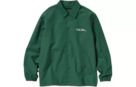 Куртка унисекс зеленая Uniqlo, зеленый