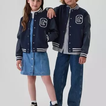 Куртка университетская с логотипом Gap, синий