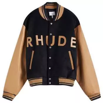 Куртка университетская с логотипом Rhude, мультиколор