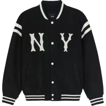 Куртка университетская унисекс черный Mlb