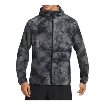 Куртка unlimited jacket 'grey black' Nike, серый