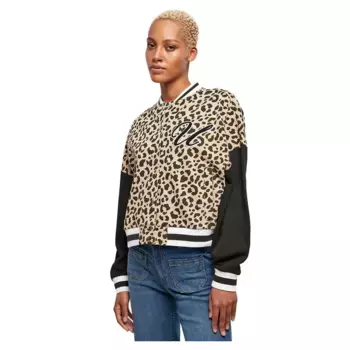 Куртка Urban Classics AOP Oversized College bomber, бежевый