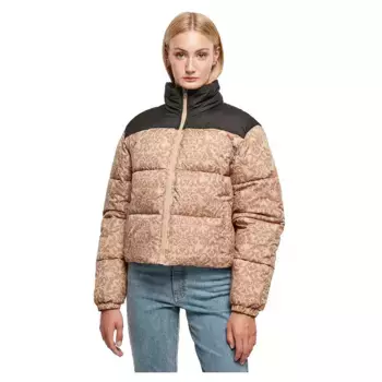 Куртка Urban Classics AOP Retro padded, бежевый