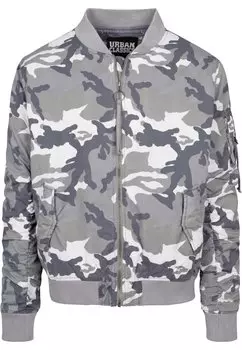 Куртка Urban Classics Bomberjacken, цвет snow camo