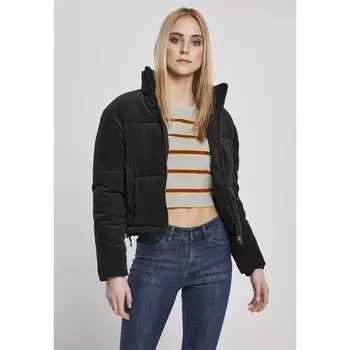 Куртка Urban Classics Corduroy Puffer, фиолетовый