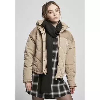 Куртка Urban Classics Diamond Quilt Puffer Oversized, бежевый