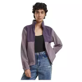 Куртка Urban Classics Double Polarfleece, фиолетовый
