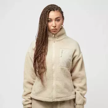 Куртка Urban Classics Ladies Sherpa Mix Jacket, бежевый/бежевый