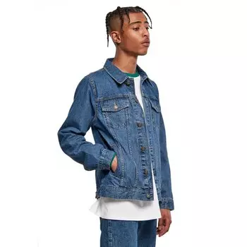 Куртка Urban Classics Organic Basic Denim, синий