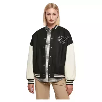 Куртка Urban Classics Oversized Big U College bomber, черный