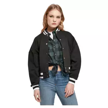 Куртка Urban Classics Oversized College bomber, черный