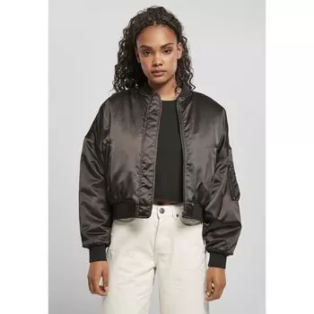 Куртка Urban Classics Oversized Satin, черный