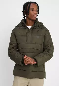 Куртка Urban Classics ПУФФЕР, темно-оливковый